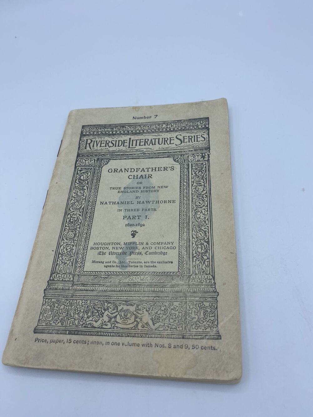 Riverside Literature Series Number 148 Extra Double Number S Selected Essays